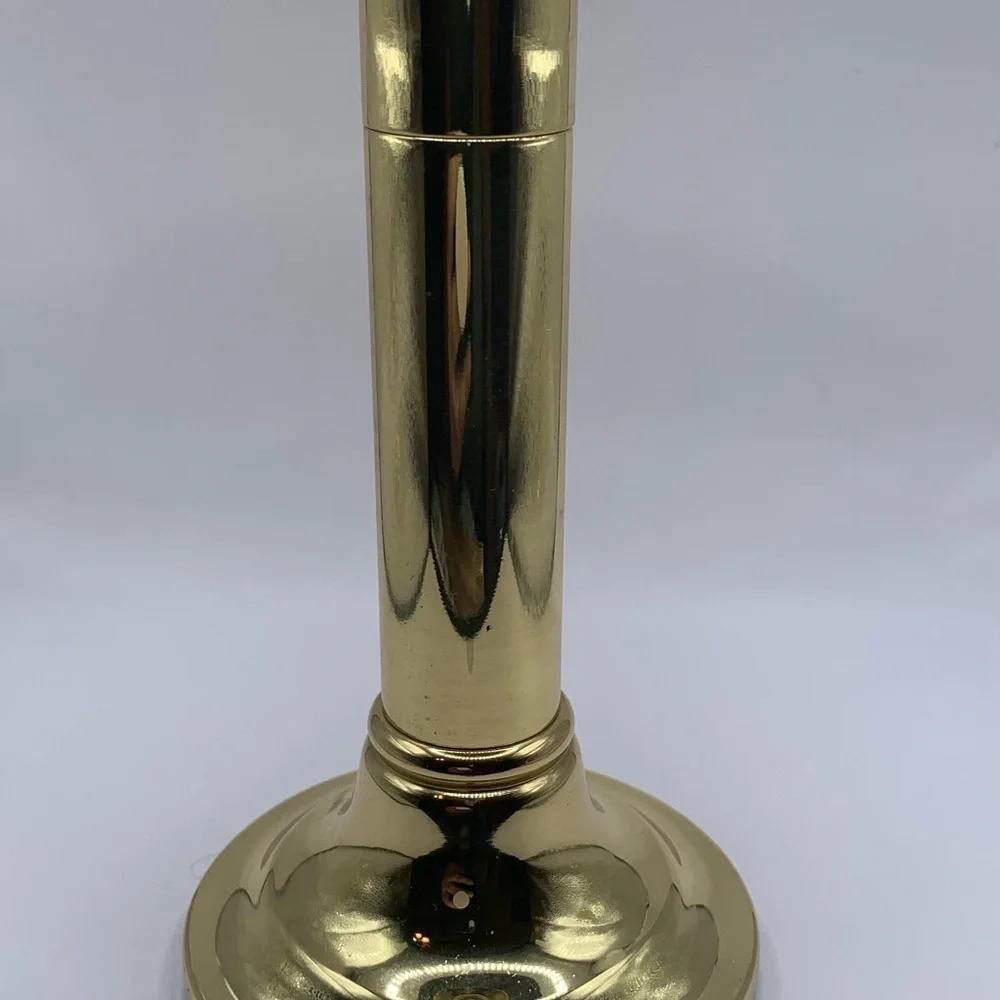 Brass candlestick. Baldwin Brass -USA Candlestick Candle Holder 6.25”-Perfect